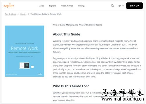 Zapier内容中心页面 网站如何通过内容中心页将主题集群获得更多的流量-马海祥博客